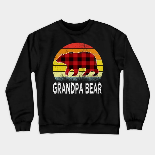 grandpa bear grandpa Crewneck Sweatshirt by Bagshaw Gravity